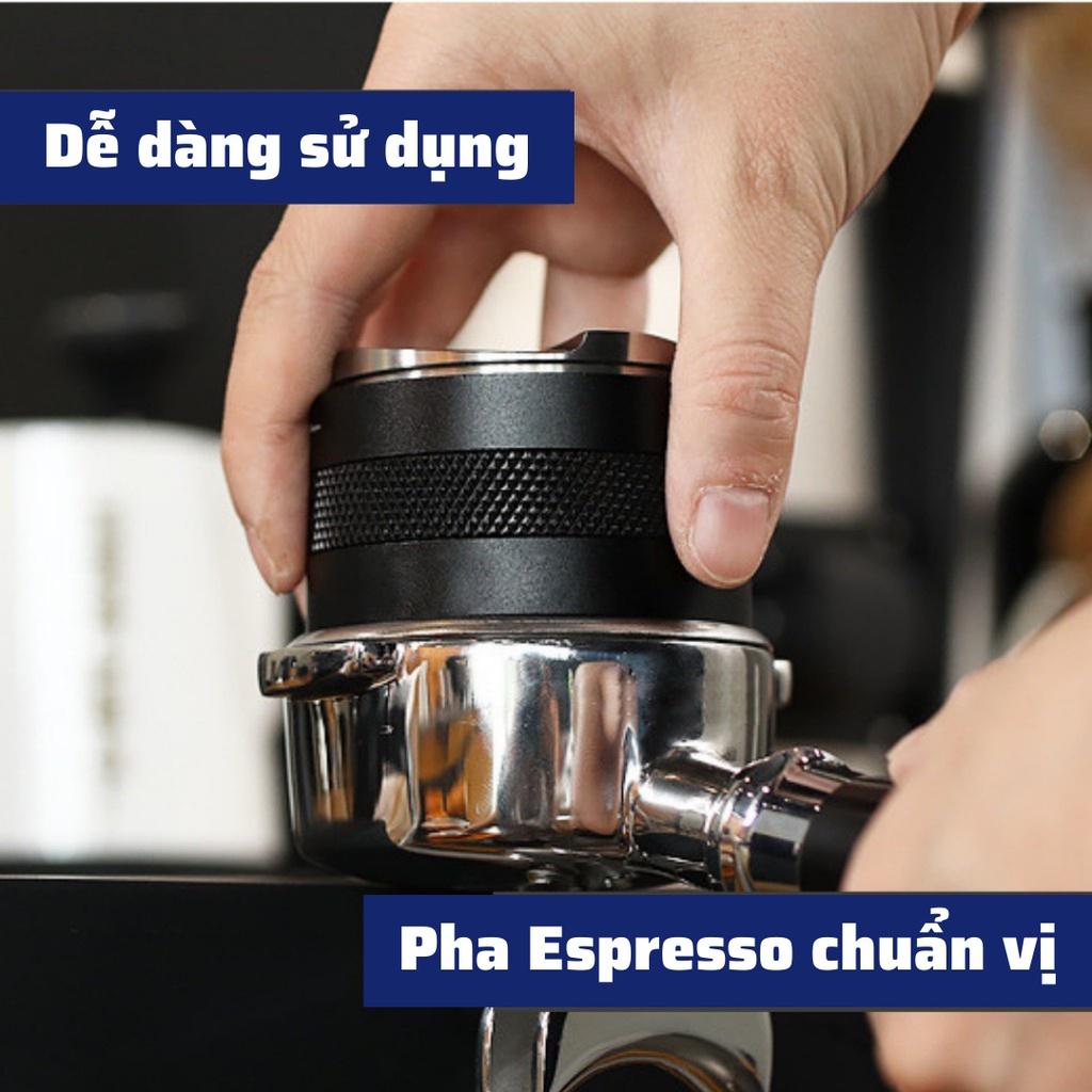 OCD Tamper 51mm tay nén dụng cụ nén cà phê 3 lưỡi pha Espresso cafe Arabica Inox cao cấp đường kính 51-53-58mm