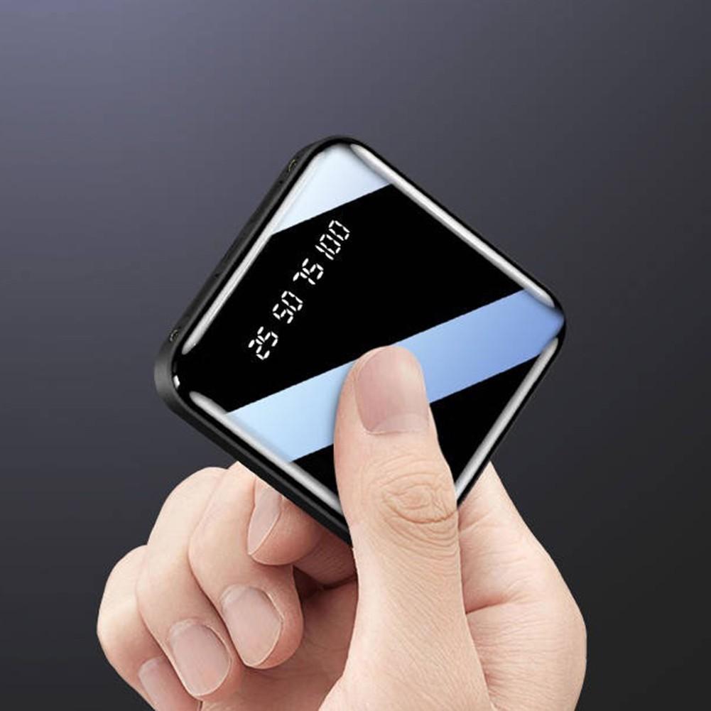 Pin Sạc Dự Phòng Mini Có Màn Hình Hiển Thị 20000mah Dành Cho Điện Thoại