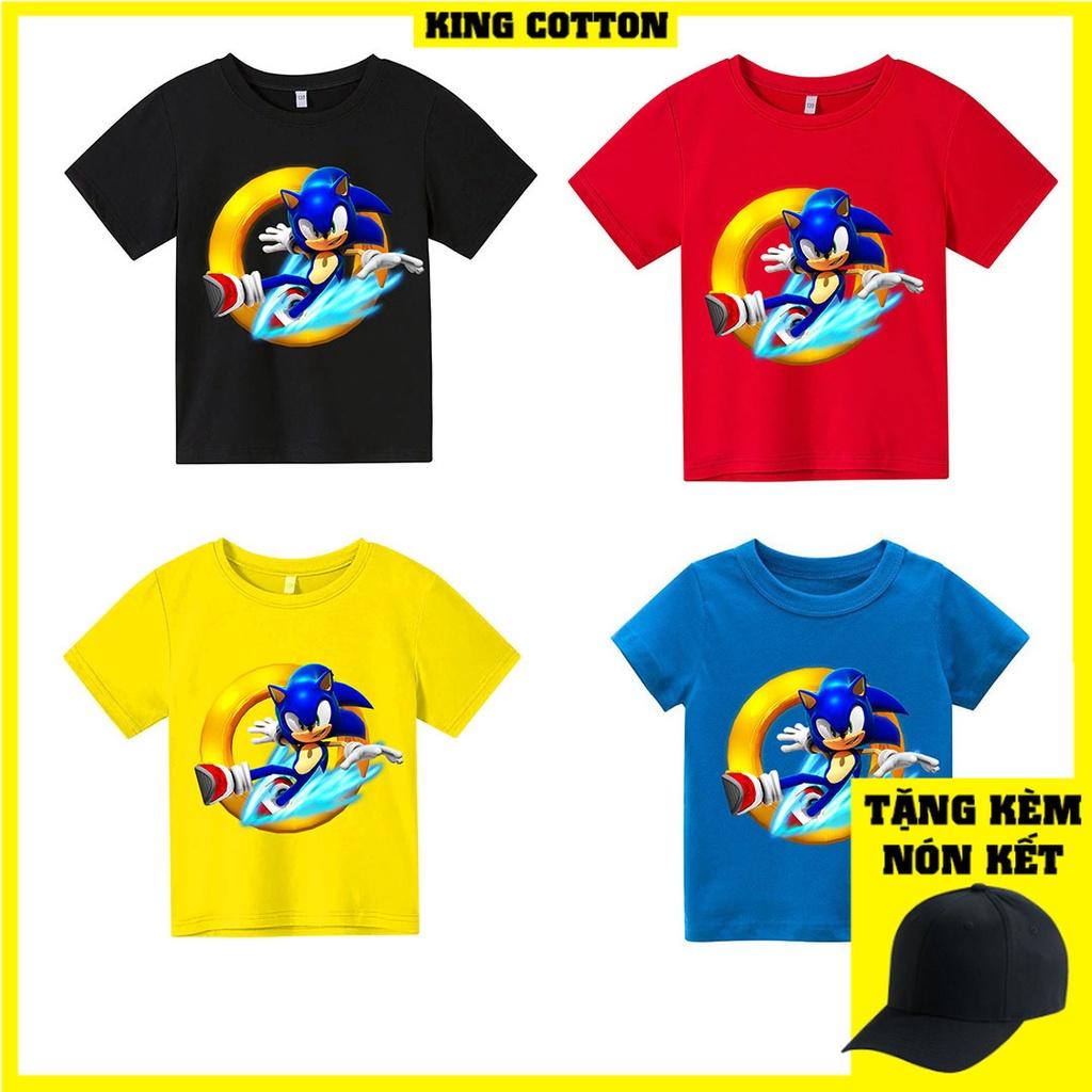Áo thun trẻ em Sonic 5 Có size người lớn, King Cotton