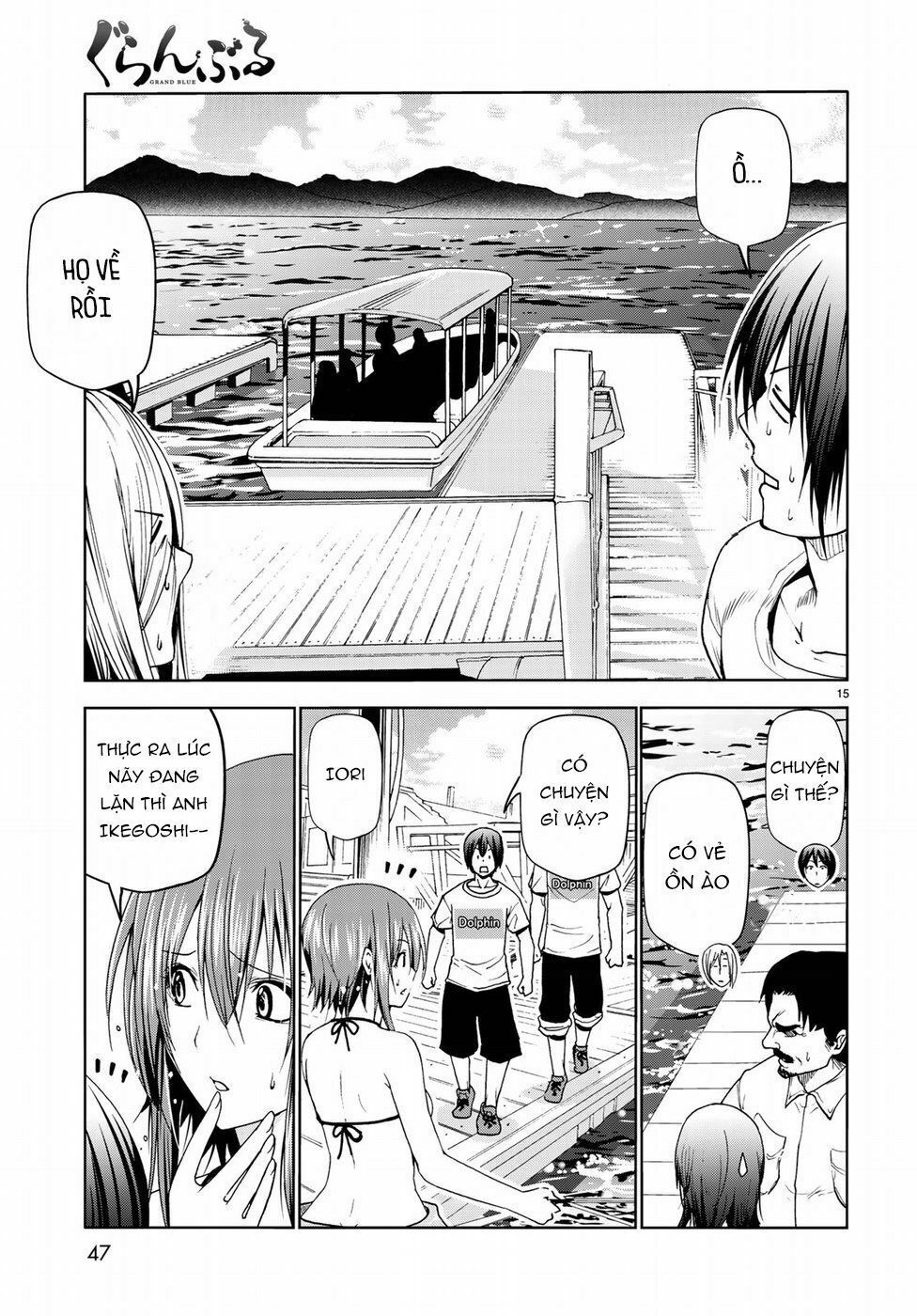 cô gái thích lặn - grand blue chapter 52 15