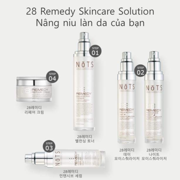 DƯỠNG CHẤT CHĂM SÓC DA NOTS 28 REMEDY INTENSIVE SERUM