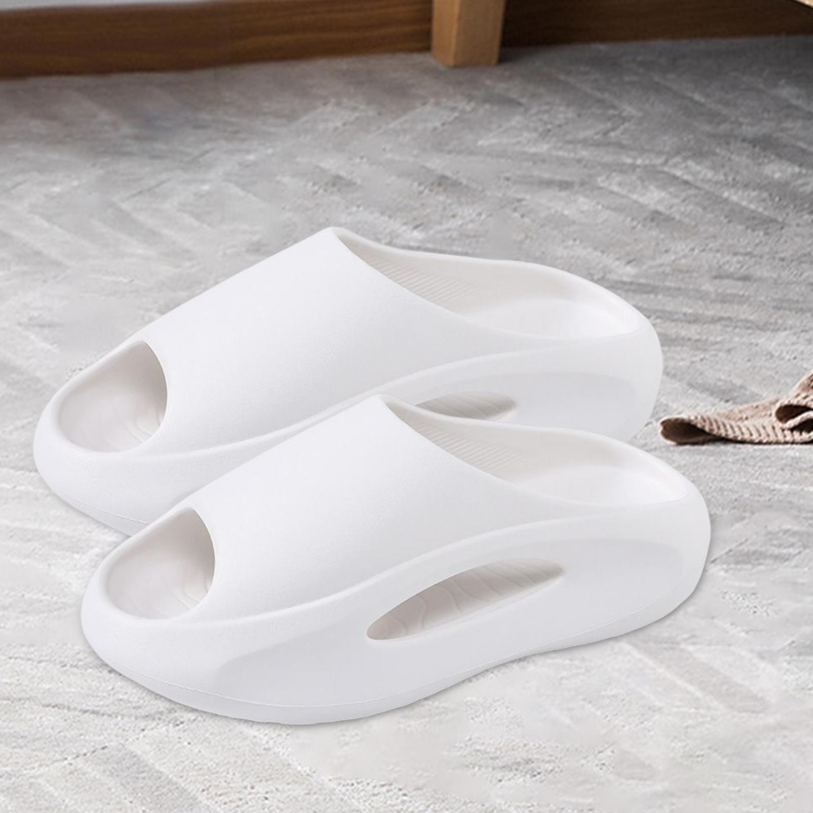Unisex Slippers Anti Slip Summer Thick Platform Bathing House EVA Sandals