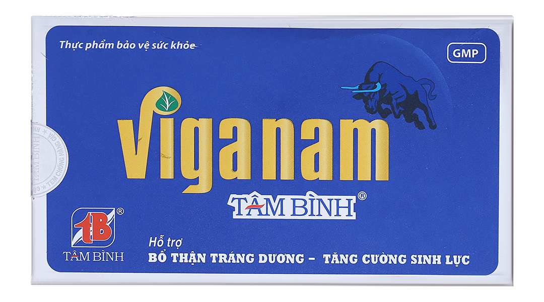 Viganam Tâm Bình tăng cường sinh lực Hộp 60 viên - Nhà thuốc tây Dr Tâm
