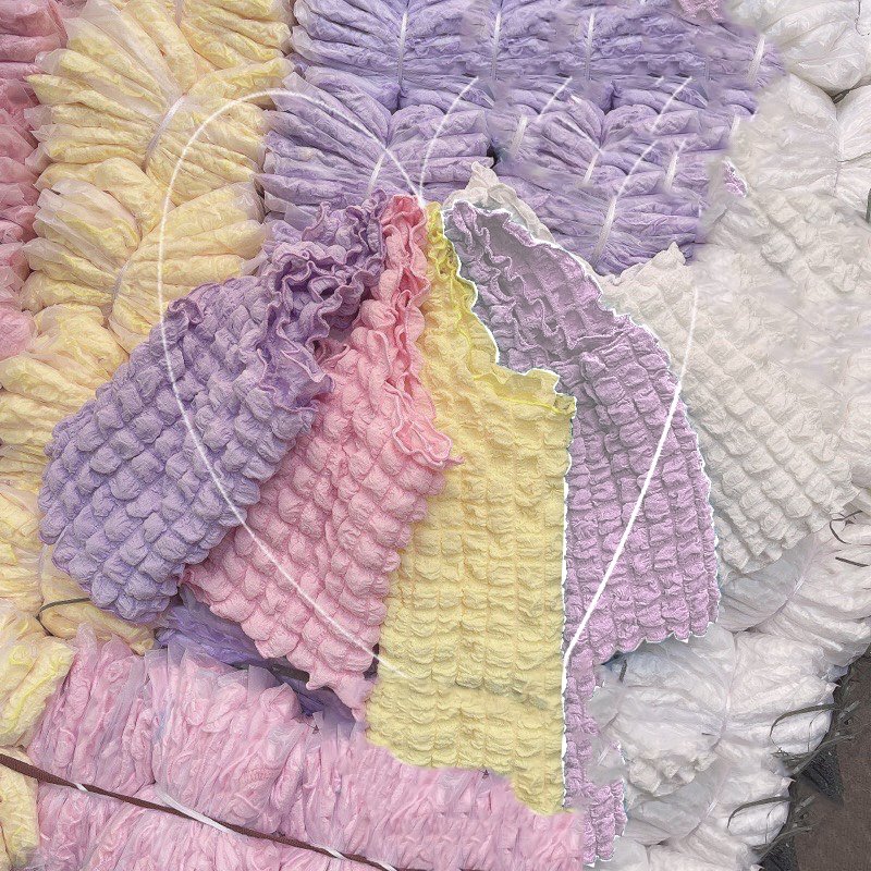 Sét Áo Thun Ba Lỗ 2 Dây Croptop Xốp Nhăn Siêu Đẹp