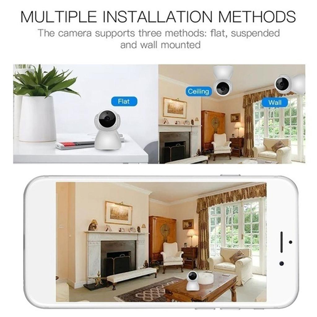 EU Wireless IR IP Camera HD 720P Indoor Security Smart Night Vision Camera
