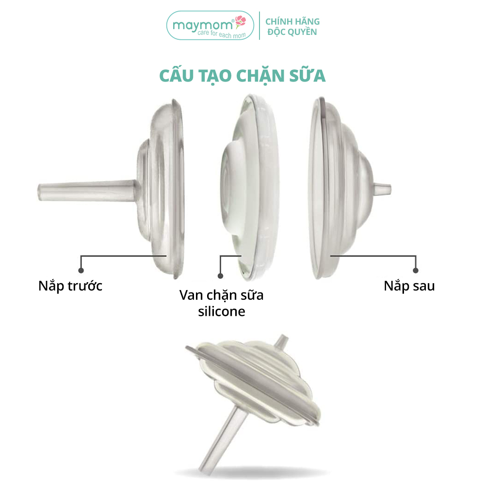 Chặn Sữa Dài Maymom, Tương Thích Máy Hút Sữa Medela, Spectra, Avent (1 cái)