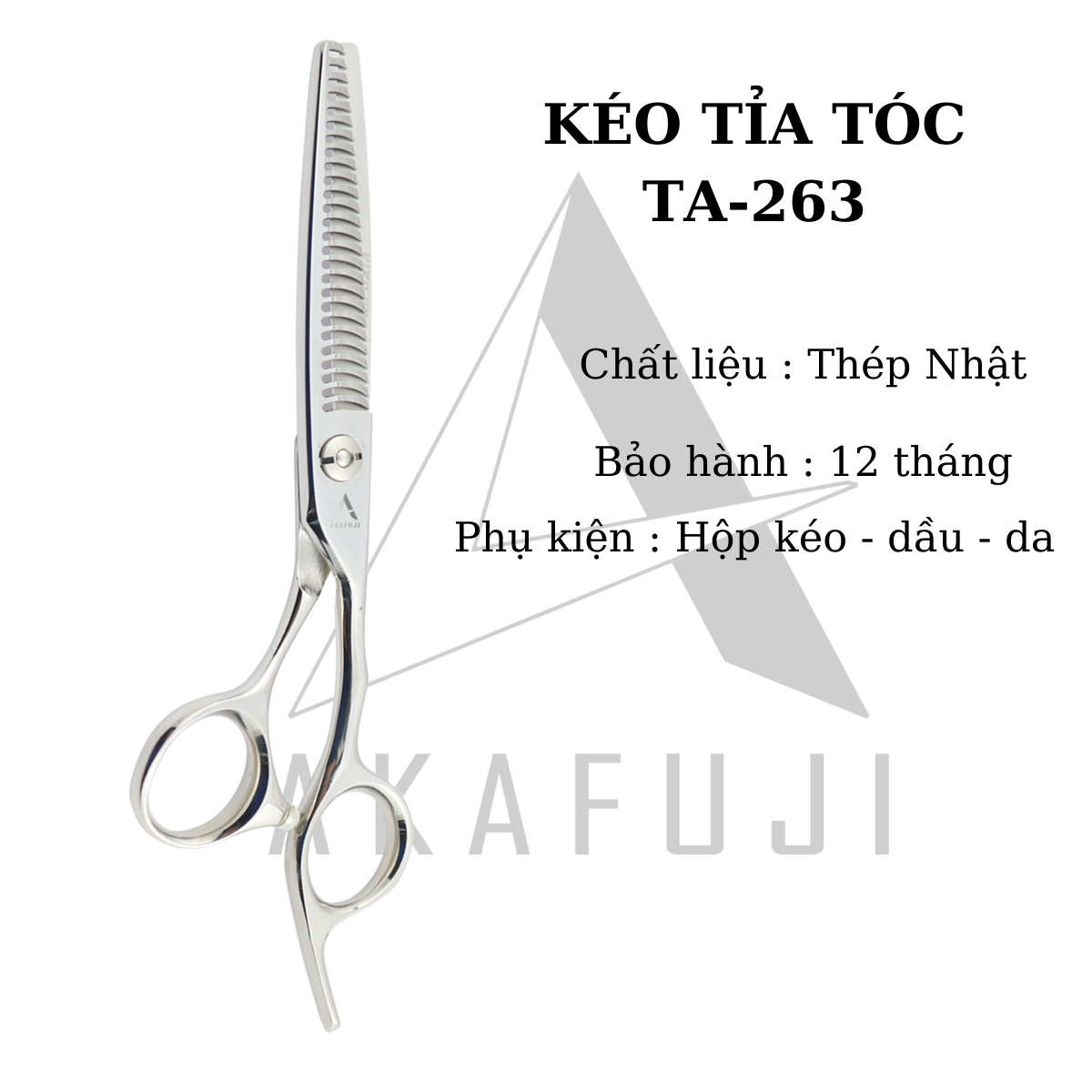 Kéo tỉa tóc  TA-263 răng cong (size 6.0 inches)
