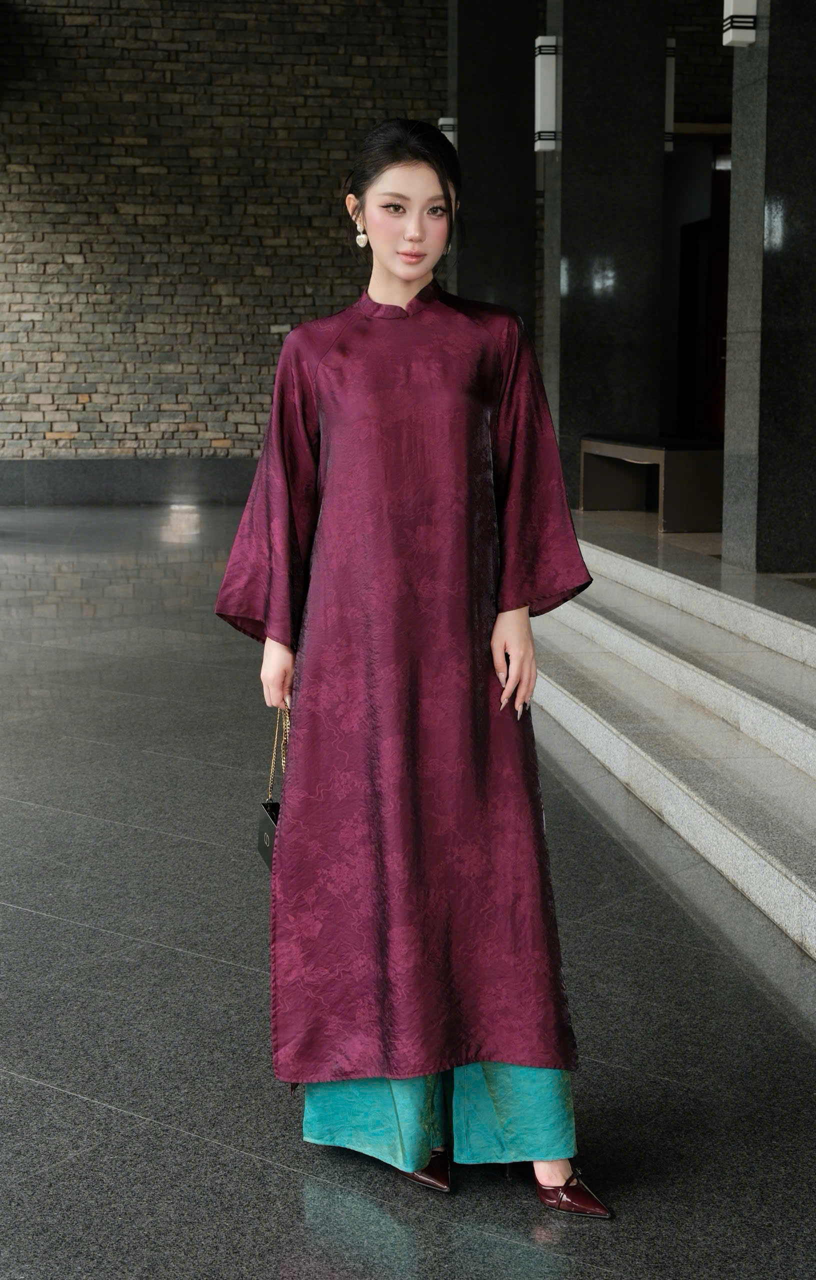 Áo dài Nguyệt Yên NGADO , áo dài Tết , áo dài cách tân , áo dài truyền thống