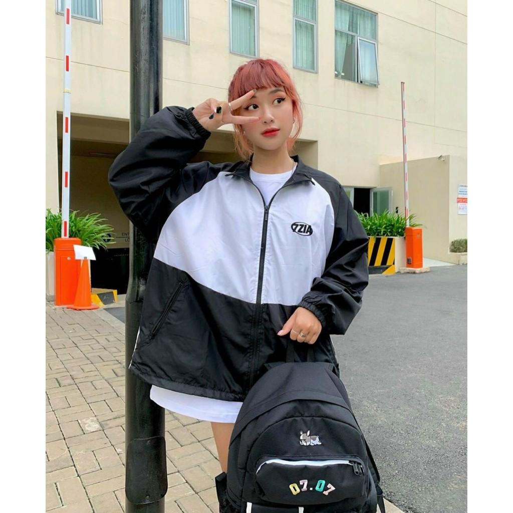 Áo Khoác Dù BOMBER 7ZIA Ulzzang Nam Nữ Unisex Form Rộng Vải 2 Lớp Ulzzang