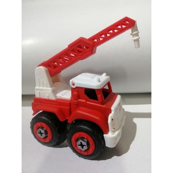 XE ĐỒ CHƠI LẮP RÁP. XE MÔ HÌNH CỨU HỎA. BỊCH 4 CHIẾC