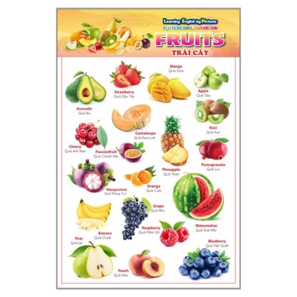 Tranh Treo Tường - Learning English By Pictures - Học Tiếng Anh Bằng Hình Ảnh - A1