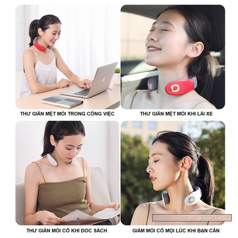 Máy massage cổ vai gáy vật lý trị liệu CAO CẤP LOẠI 1 Massage cổ thông minh