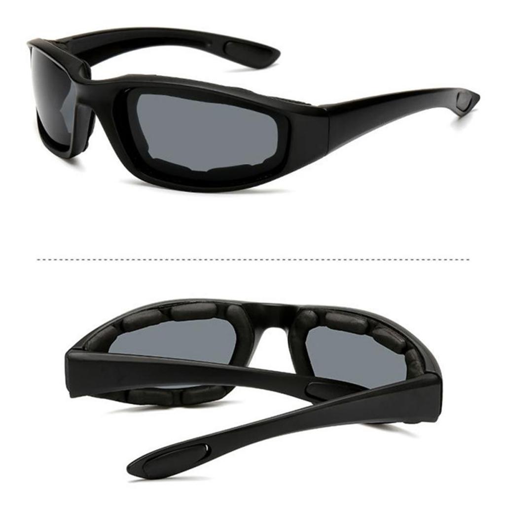 1 Pair Motorcycle Riding Glasses Padding Goggles UV Protection Dustproof Windproof Motorcycle for Outdoor Sports