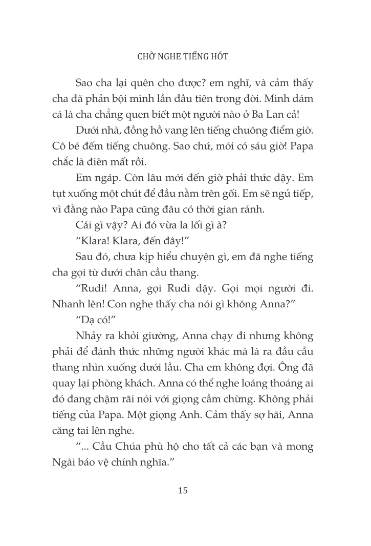 Sách Chờ Nghe Tiếng Hót