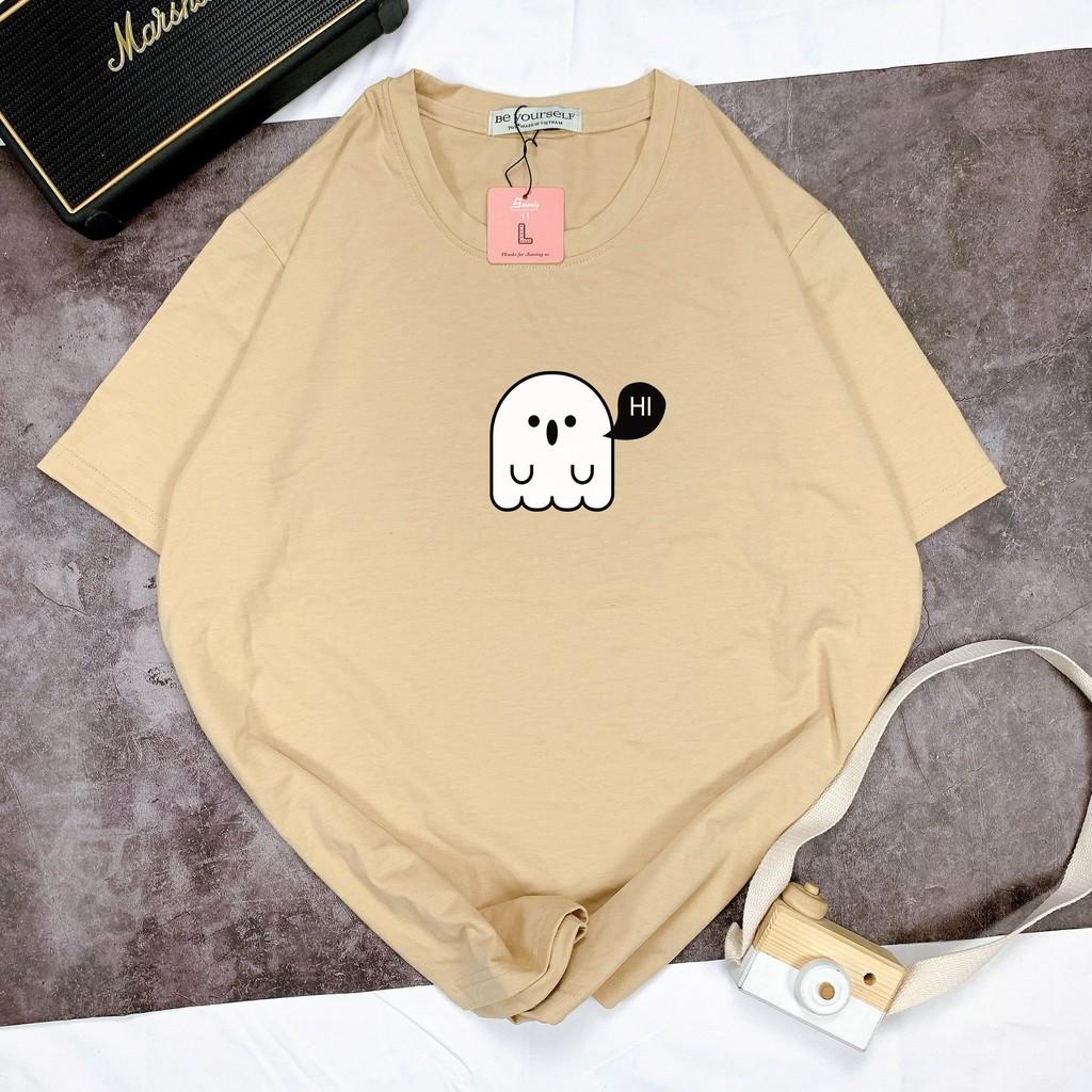 - ÁO THUN TAY NGẮN MA HI UNISEX ĐỦ SIZE M L XL HÌNH THẬT TỰ CHỤP