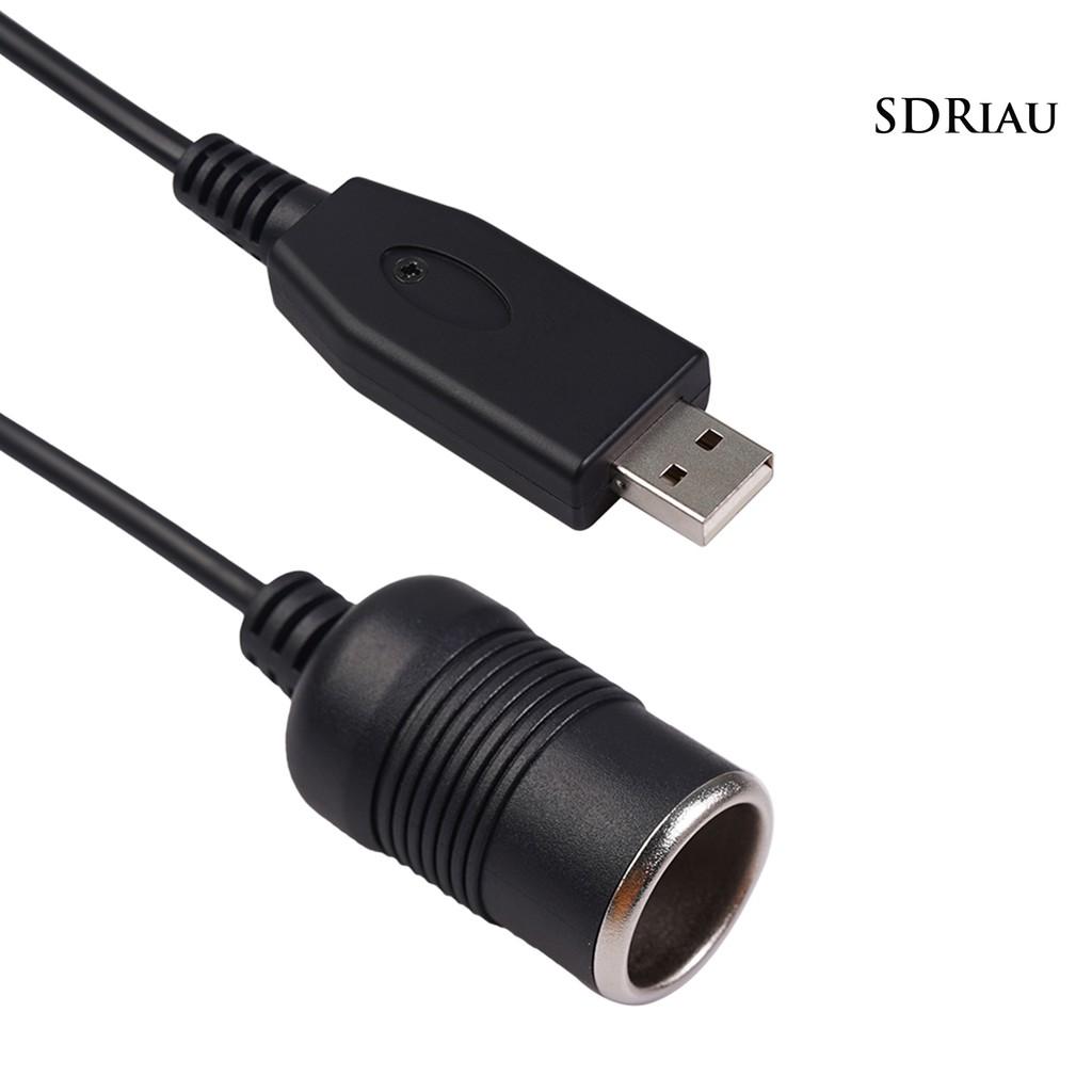 Bộ Chuyển Đổi Bật Lửa Cổng Usb 5v Sang 12v Cho Xe Hơi