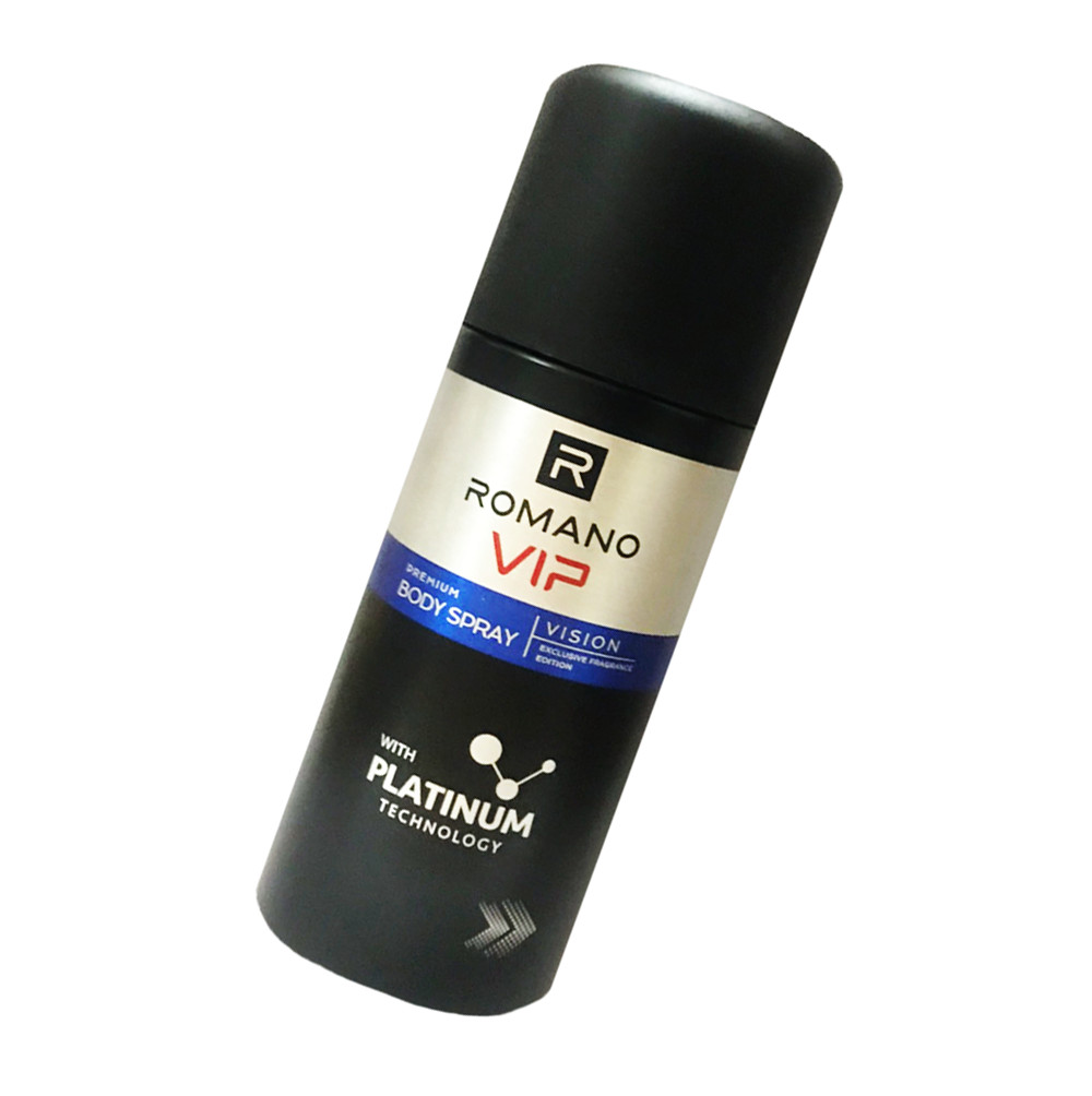 Bộ 2 Chai Xịt Ngăn Mùi Nước Hoa Cao Cấp ROMANO  VIP PLATIMUM 150ml/chai