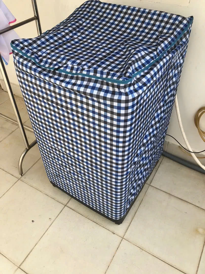 Áo trùm máy giặt cửa trên cho máy từ 6 - 8kg , vải dù cao cấp chống thấm nước , bảo vệ máy khỏi bụi bẩn , mưa - nắng giao màu ngẫu nhiên