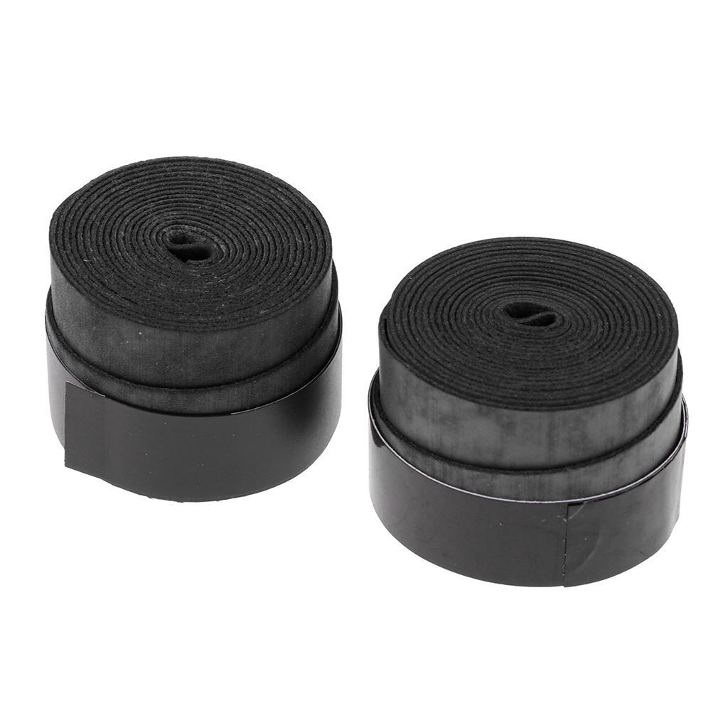 2x Anti- Racket Grip Tape, Overgrips, Racket Sweat Tape, Black