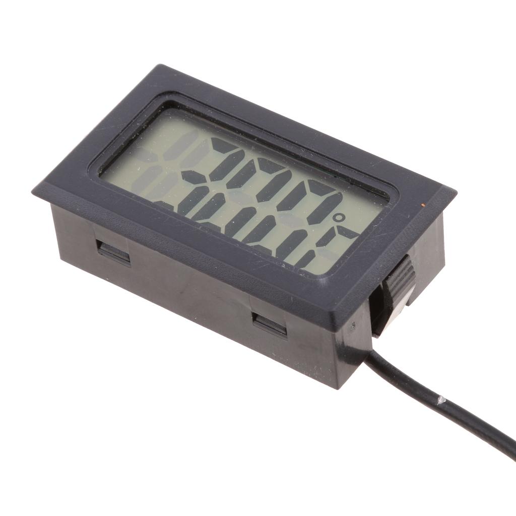 LCD Kỹ Thuật Số Hồ Cá điện Tử Bể Nhiệt Kế Nước Thủy Nhiệt Kế