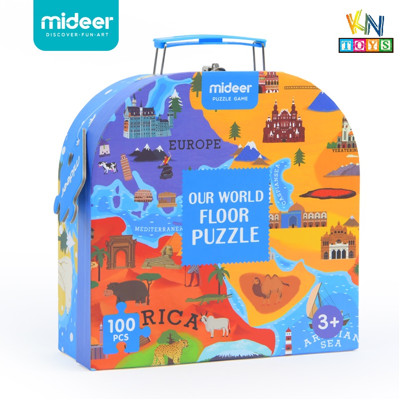 Đồ chơi ghép hình Mideer MD3027 - Khám phá thế giới