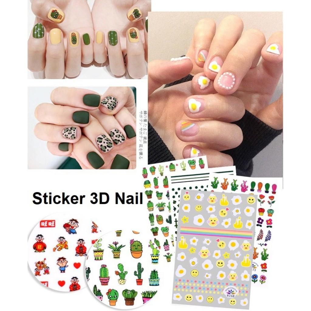 Sticker nail - hình dán móng đáng yêu BYH050