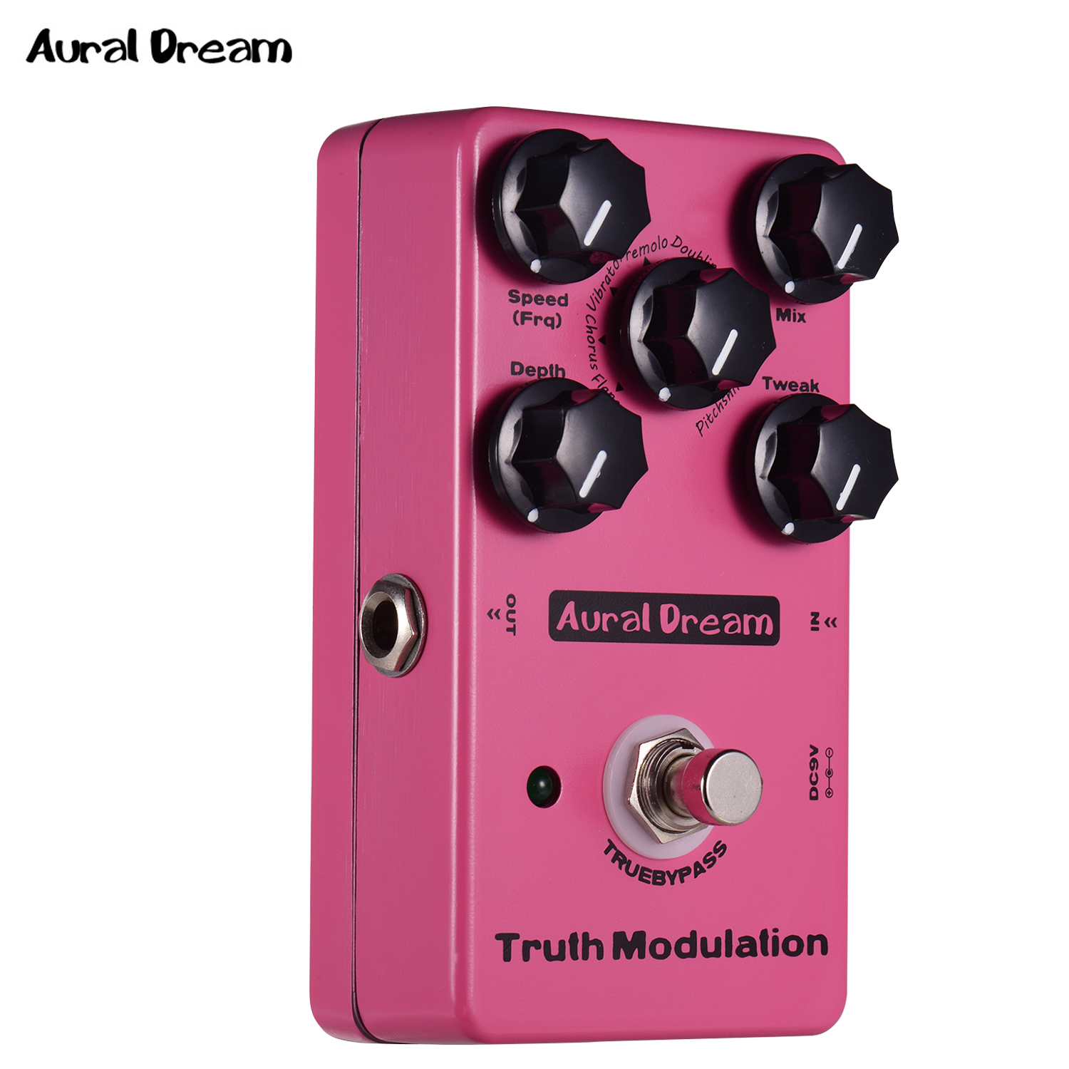 Aural Dream True Modulation Guitar Effect Pedal 8 Sound Modes Including