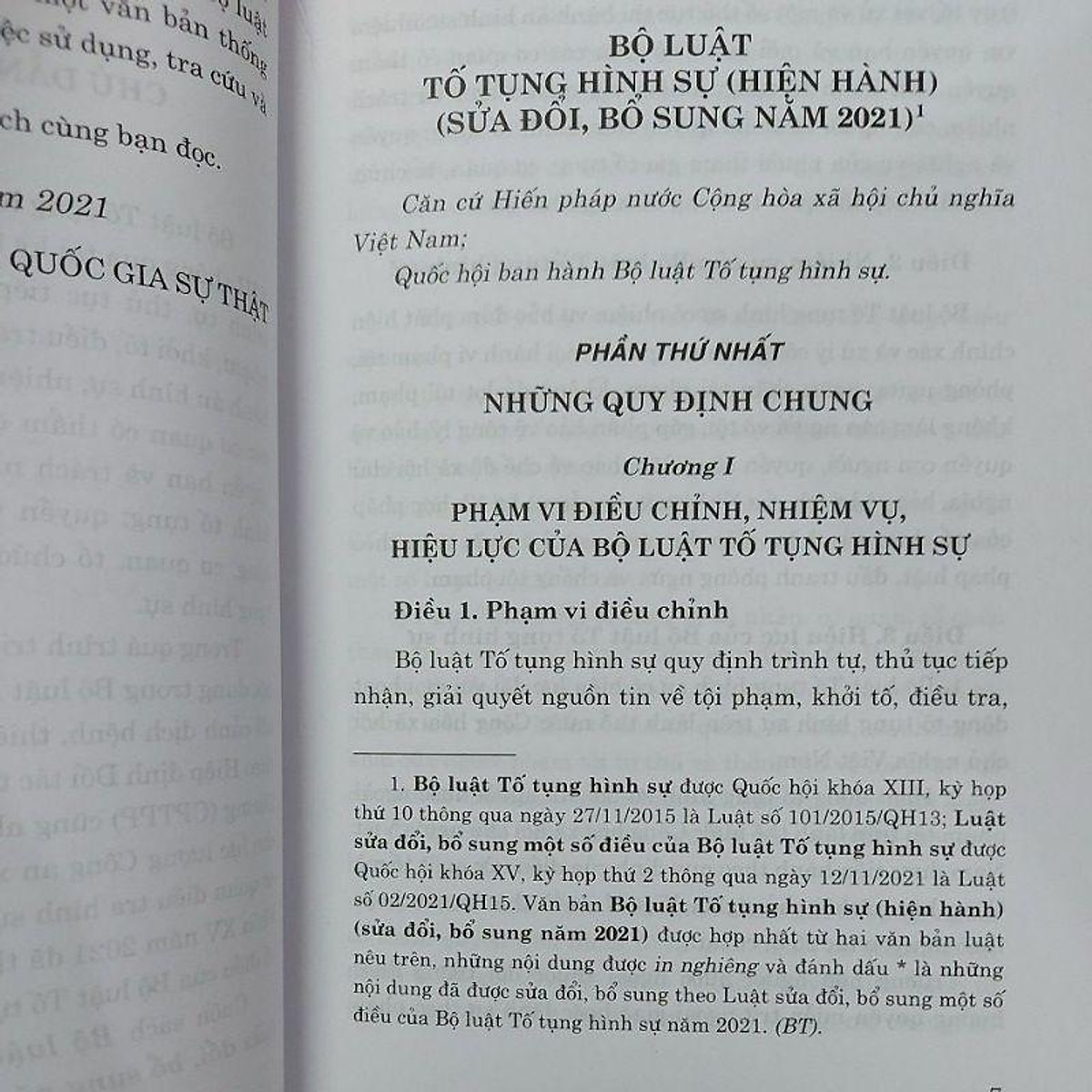 Bộ Luật Tố Tụng Hình Sự (Hiện Hành)
