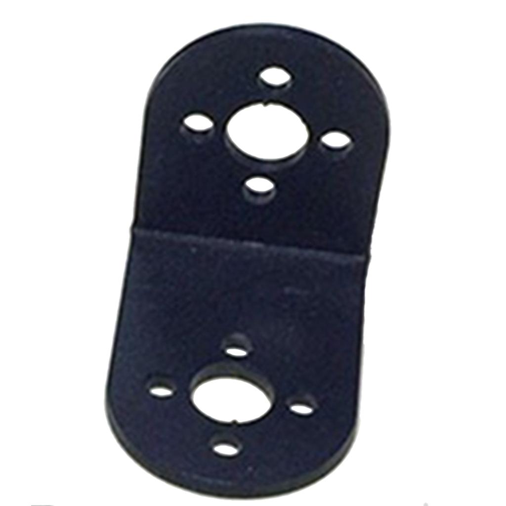 2 chiếc Kim Loại Hình chữ L Tia Chân Đế cho Cánh Tay Robot/Servo/Robot Hình Người