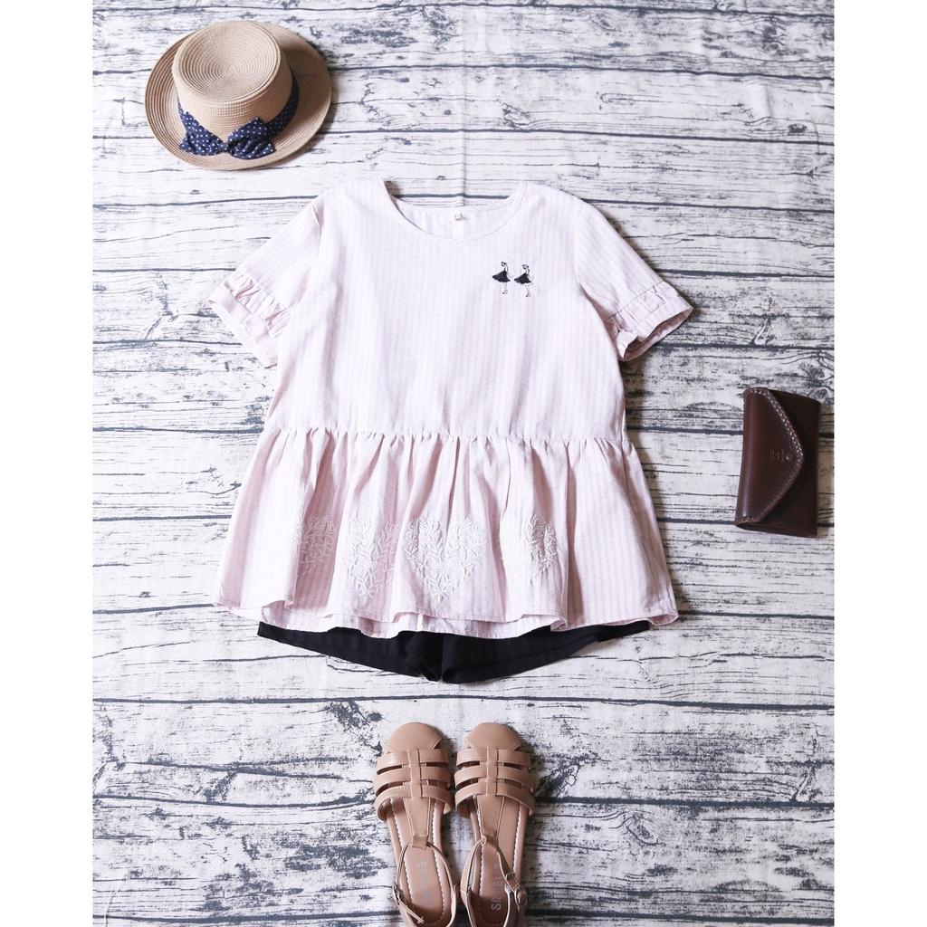 ÁO BABYDOLL THÊU FOM RỘNG
