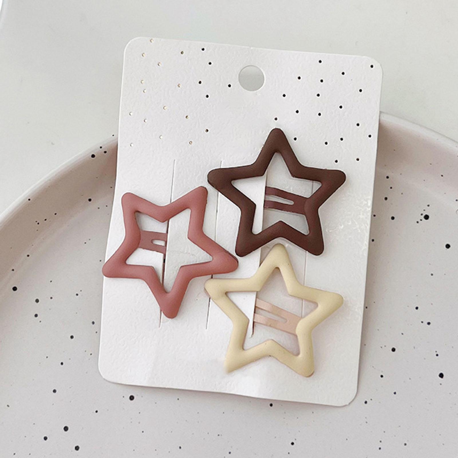 12x Hair Clips Elegant Matte Snap Barrettes Ornament Hairpins Leisure