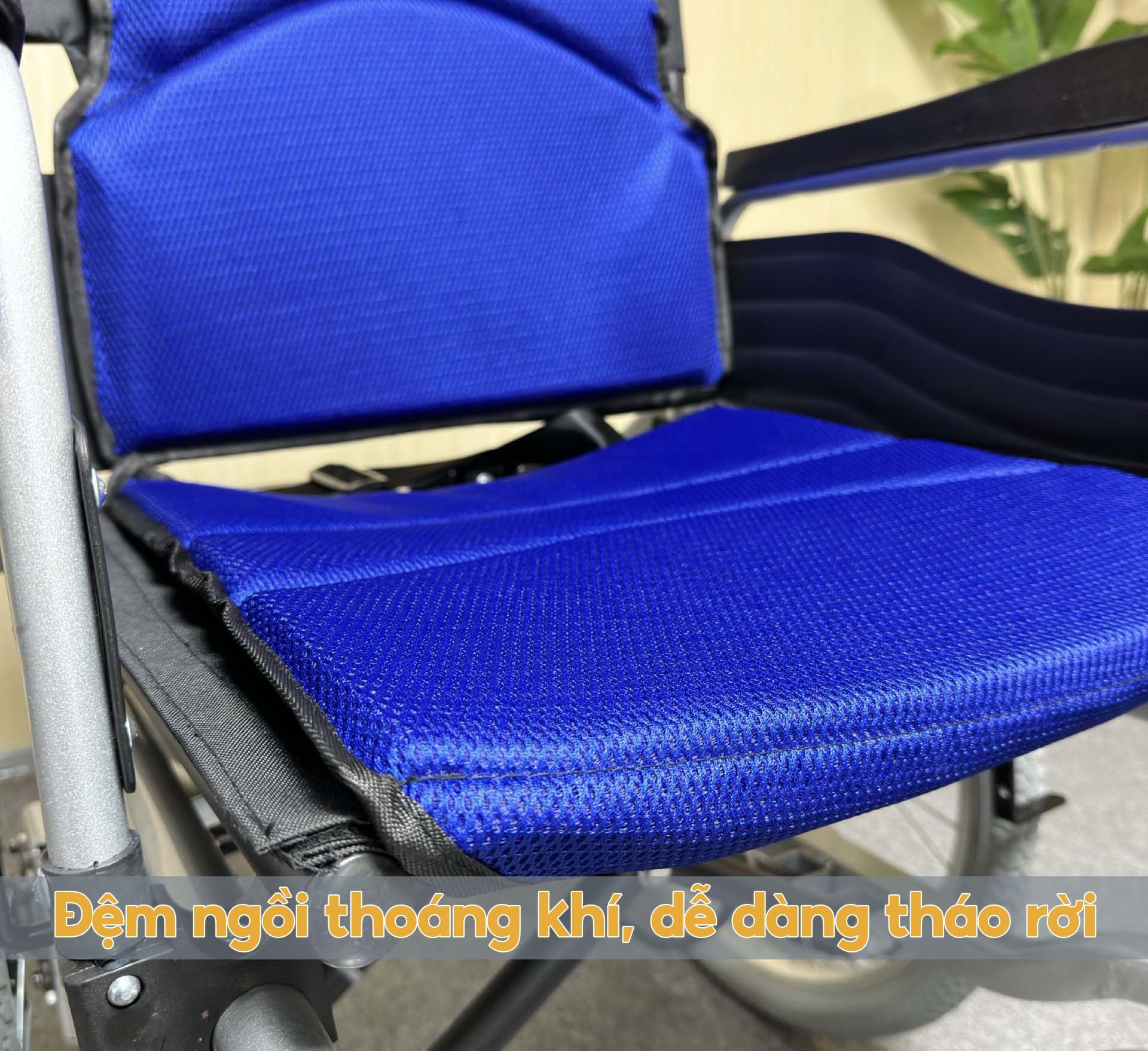 Xe Lăn Điện Bánh Hơi Tuỳ Chỉnh, Tải Trọng 150kg, Pin Lên Tới 20km, Chính Hãng NIKITA XLD-1570