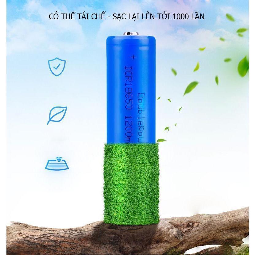 Pin Lithium 18650 1500mah 3.7V Đầu Bằng Loại Tốt Dung Lượng Chuẩn
