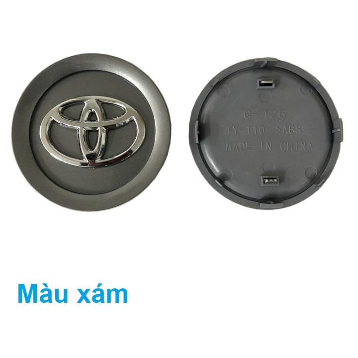 Logo chụp mâm, ốp lazang bánh xe ô tô Toyota Camry Đời từ 2000-2003 (HÀNG LOẠI 1)