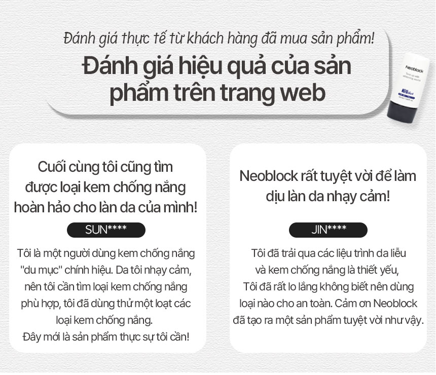 Kem chống nắng dưỡng ẩm MESAblue Neoblock 50ml SPF 50+