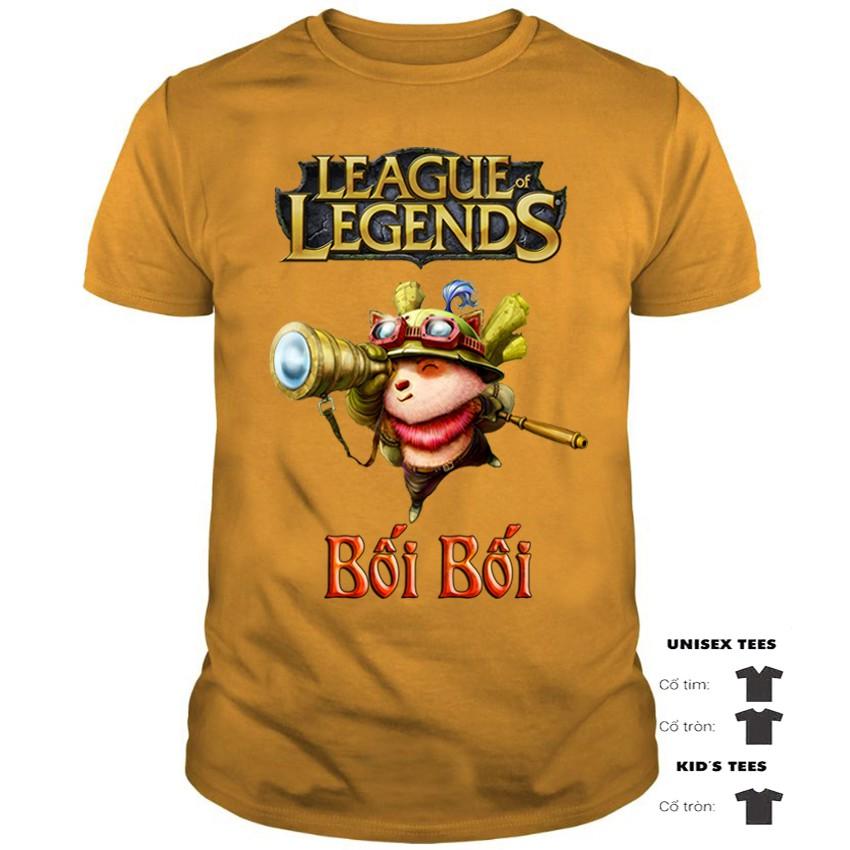  Áo Teemo Bối Bối, Áo Thun Liên Minh Huyền Thoại Teemo - LOL Tshirt