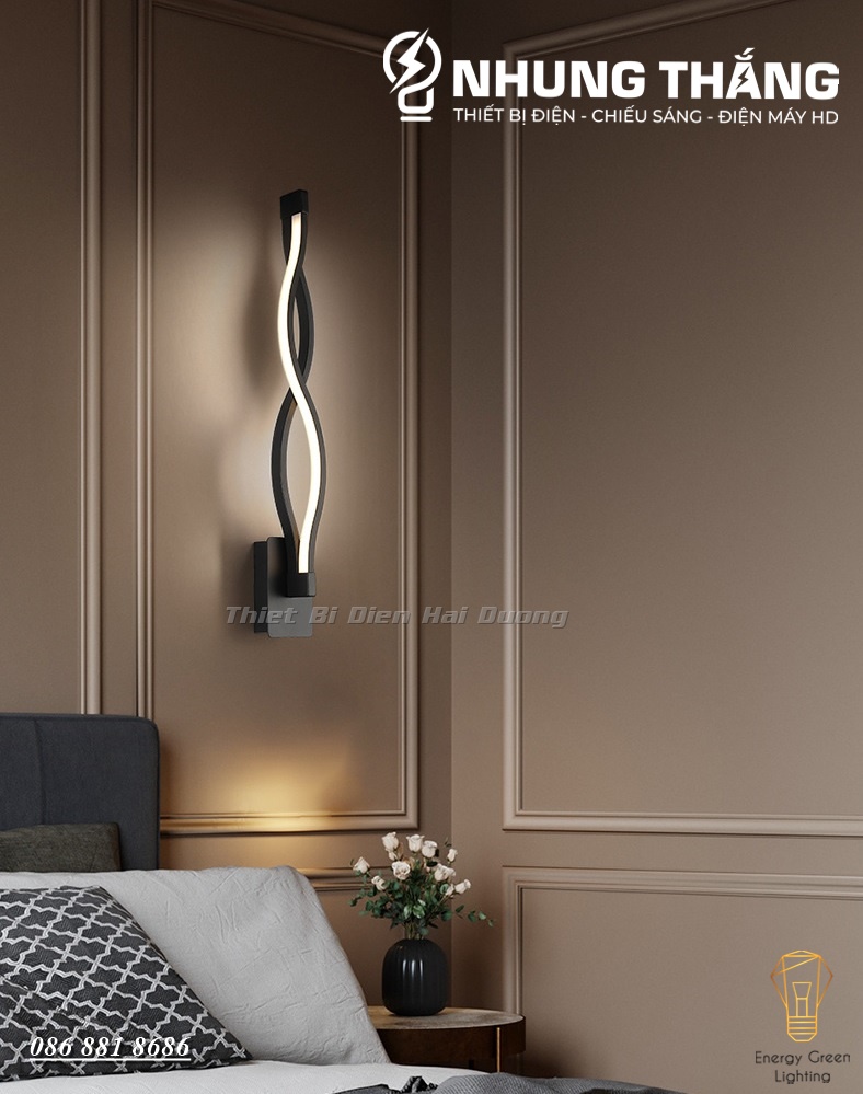 Đèn LED Gắn Tường Decor DT-21001 - 3 Chế Độ Ánh Sáng - Trang Trí Trong Nhà , Cầu Thang , Hành Lang - CÓ VIDEO