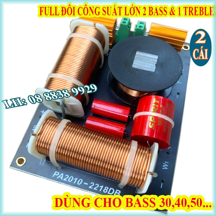 CẶP MẠCH PHÂN TẦN FULL ĐÔI PA2010 CÔNG SUẤT LỚN 2 BASS & 1 TREBLE NHẬP KHẨU - GIÁ 2 MẠCH - HÀNG NHẬP KHẨU