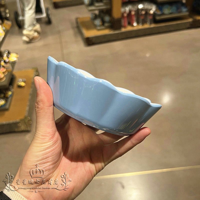 Chén ăn dặm tô nhựa melamine Disney kiểu gợn sóng hình 2 công chúa Elsa Anna Frozen cho trẻ em bé gái - CHENELSA02