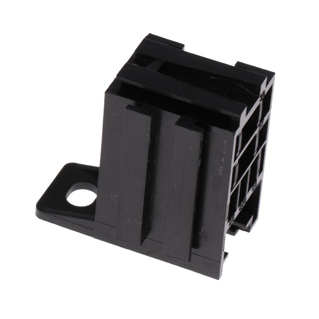 2x5 Pieces 60AMP Micro 5Pin Relay Board Mount Socket for 25 Copper Terminals