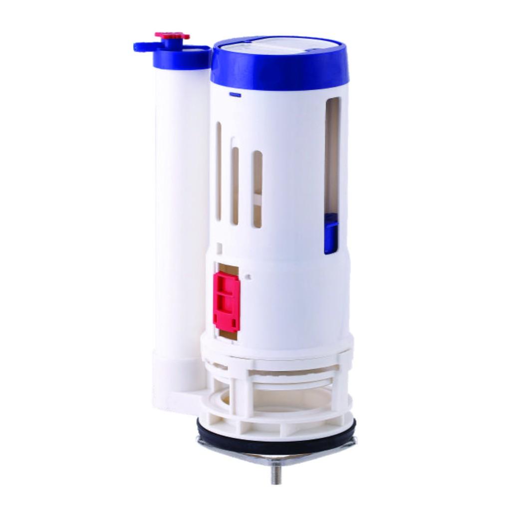 FV22 - phụ kiện thùng nước bồn cầu HÙNG ANH, van xả, cụm xả liền khối 2 nhấn loại THẤP - 22 cm