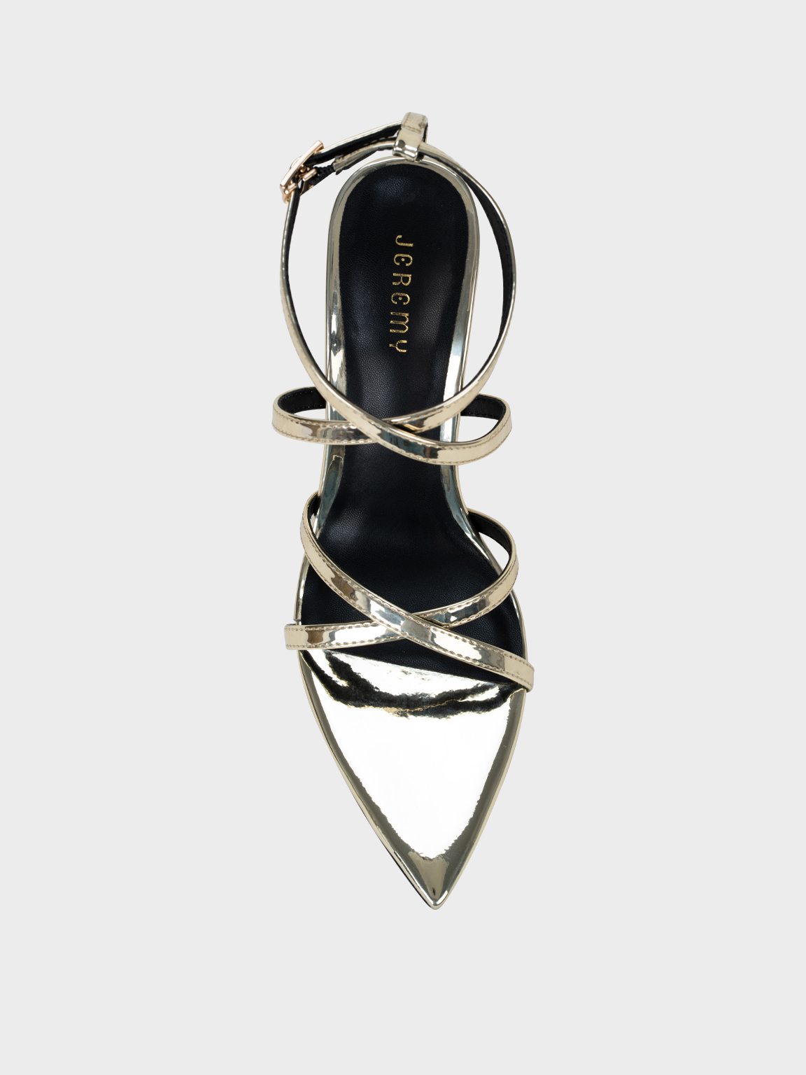 Giày Sandal nữ mũi nhọn quai đan chéo JEREMY SN0009