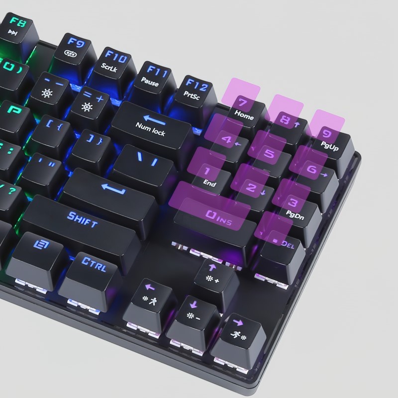 Bàn phím cơ mini 89 key gaming Z.56 có bàn phím số nhỏ gọn cho máy tính