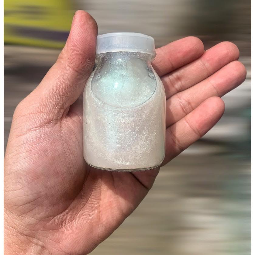 50g Sơn bóng nhũ Pha Lê Lấp Lánh ánh Xanh Lá