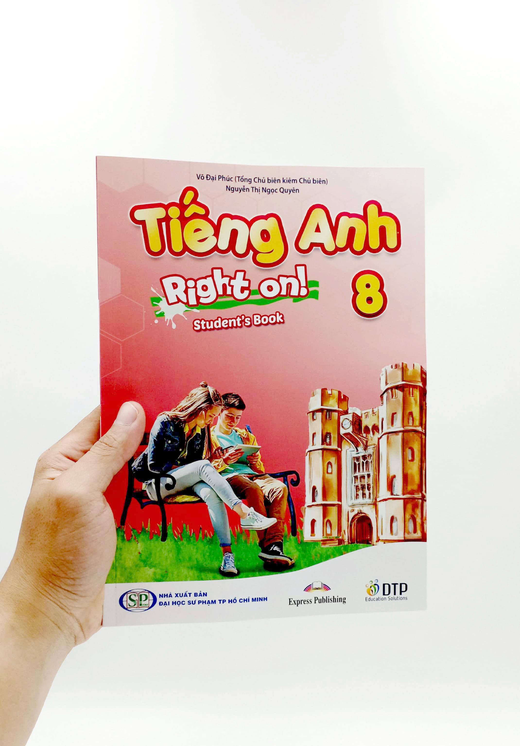 Tiếng Anh 8 Right On - Student Book (2023)