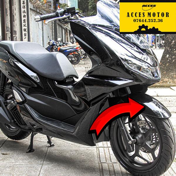 Dè trước Honda PCX 160 đen bóng chính hãng mã 61100-K1Z-N20ASB