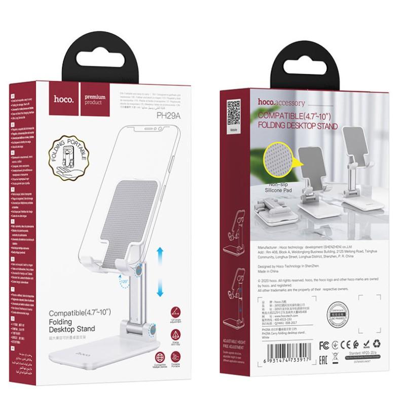 Giá đỡ Điện thoại máy tính bảng Hoco PH29A để bàn gấp gọn đa năng chống tê mỏi xem video web phim sinh viên văn phòng
