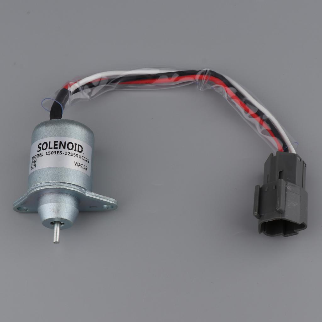 2 Pieces 1503ES-12S5SUC12S Fuel Shut Off Solenoid for Woodward Engine