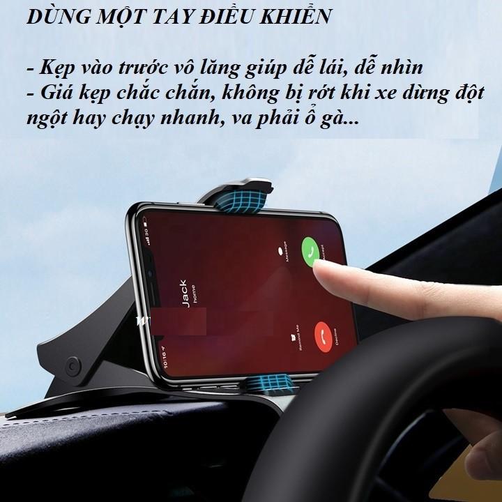 Giá đỡ điện thoại ô tô, giá kẹp điện thoại taplo, giá hít lỗ thông gió ô tô
