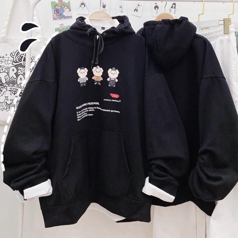 Áo hoodie 3 Friends hình thật